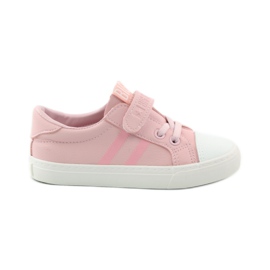 Sneakers sportive rosa Big Star 374038 bianca