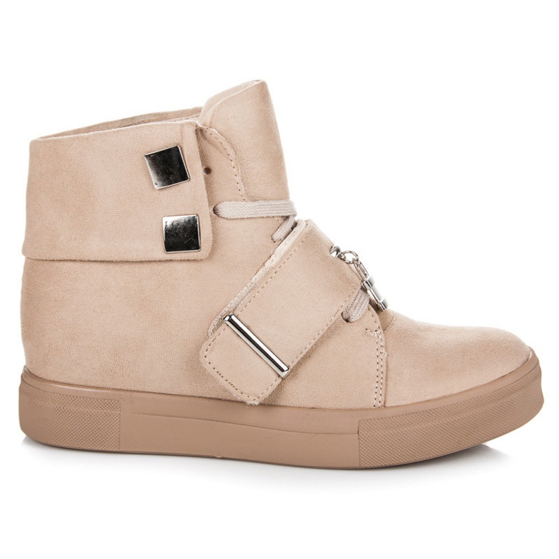 Seastar Sneakers con zeppa in pelle scamosciata marrone