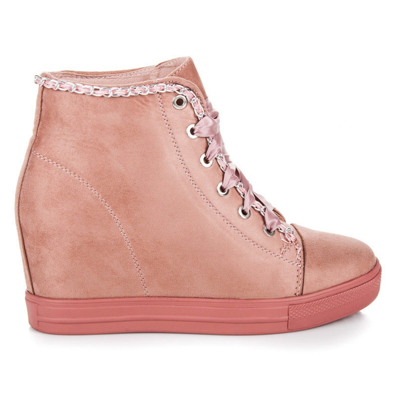 Seastar Sneakers Legate Con Un Nastro rosa