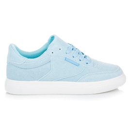 Scarpe Da Ginnastica Sulla Piattaforma blu