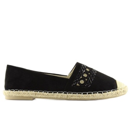Espadrillas da donna nere SK135 Black nero