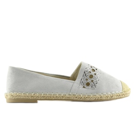 Espadrillas grigie da donna SK135 Silver grigio