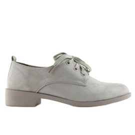 Mocassini Da Donna Allacciati Grigio Nc138 Grigio
