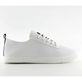Sneakers morbide bianche da donna bianca