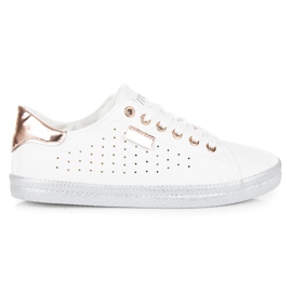 L&H Sneakers traforate bianco
