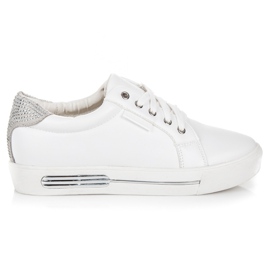 Vices Scarpe sportive con plateau bianco