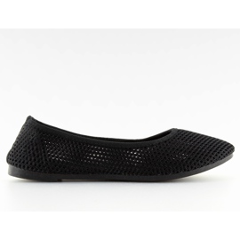 Ballerine in rete nera JX56 nere nero