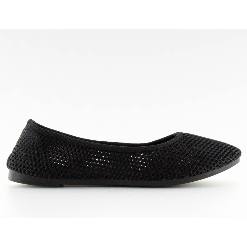 Ballerine in rete nera JX56 nere nero