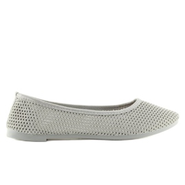Ballerine in rete grigia JX56 Grigio