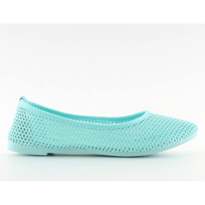 Ballerine in rete menta JX56 L.GREEN verde