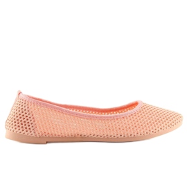 Ballerine in rete rosa JX56 Rosa