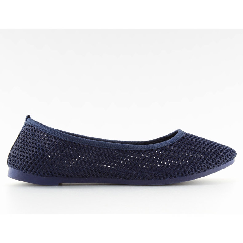 Ballerine in rete blu navy