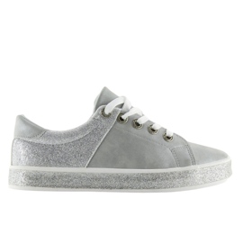Sneakers da donna grigio lucido grigio BL125 Grey