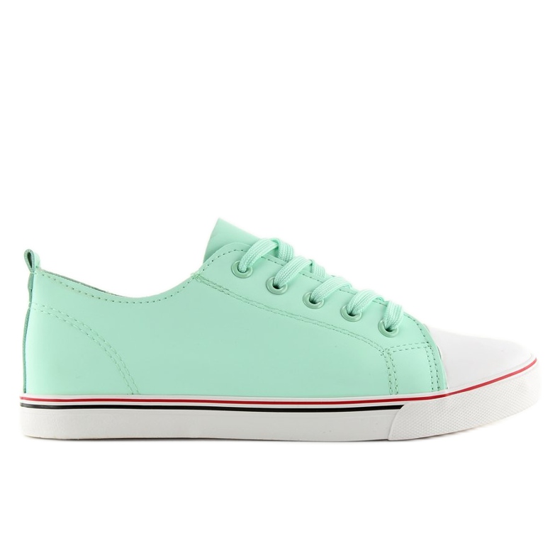 Sneakers da donna verde acquamarina XL01p L.GREEN