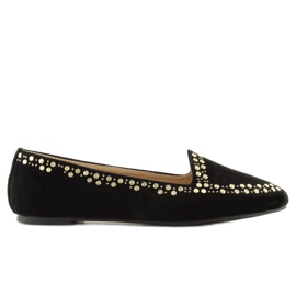 Mocassini neri lordsy 1389 Nero