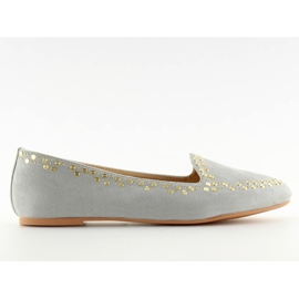Mocassini grigi lordsy 1389 Grigio