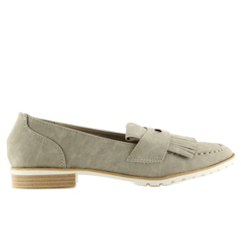 Grigio Mocassini da donna grigi 1174 Grigio