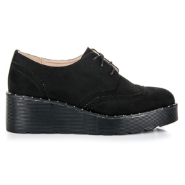 Seastar Scarpe con zeppa in camoscio nero