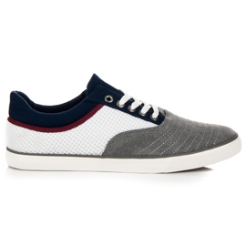 L&H Sneakers in pelle scamosciata grigio