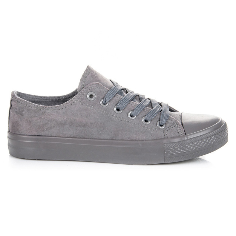 Seastar Sneakers stringate in camoscio grigio