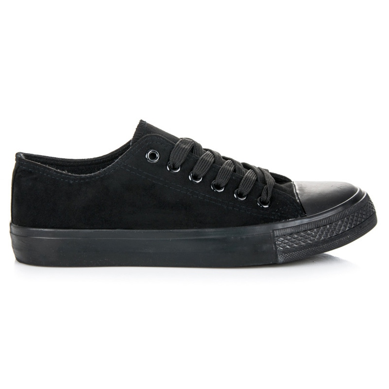 Seastar Sneakers stringate in camoscio nero