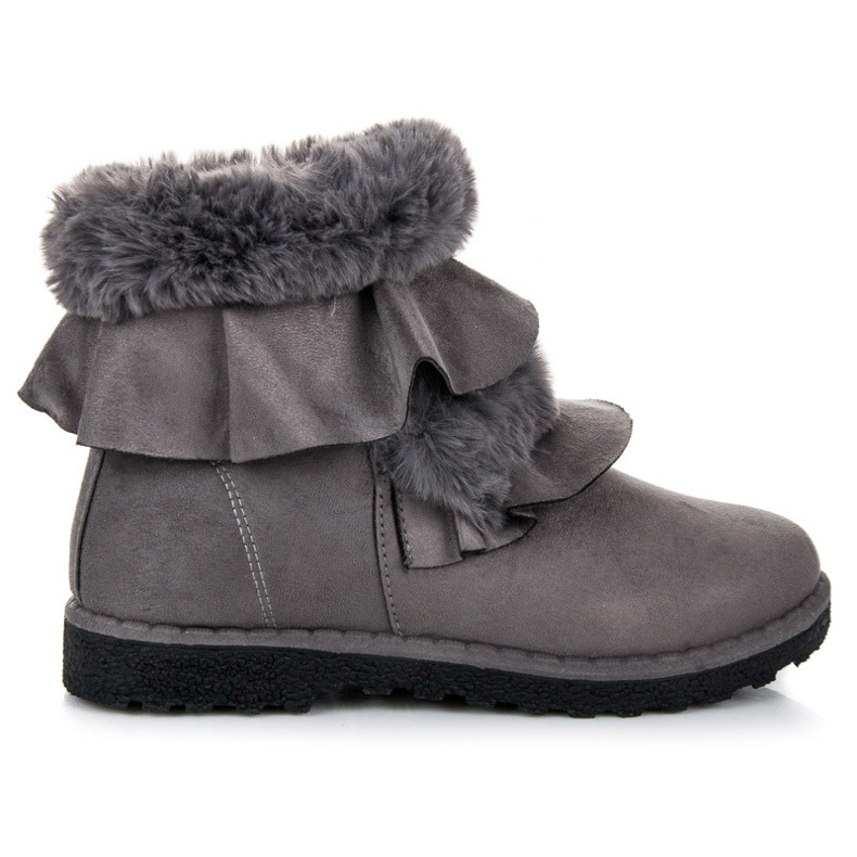 Seastar Stivali grigi con balza grigio