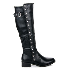 Seastar Stivali classici con borchie nero