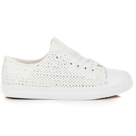 Torna Sneakers da donna alla moda bianca