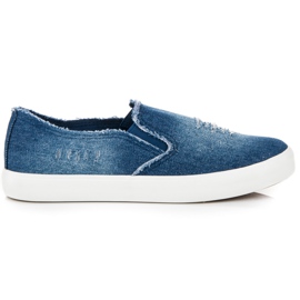 Torna Ciabattine in denim blu