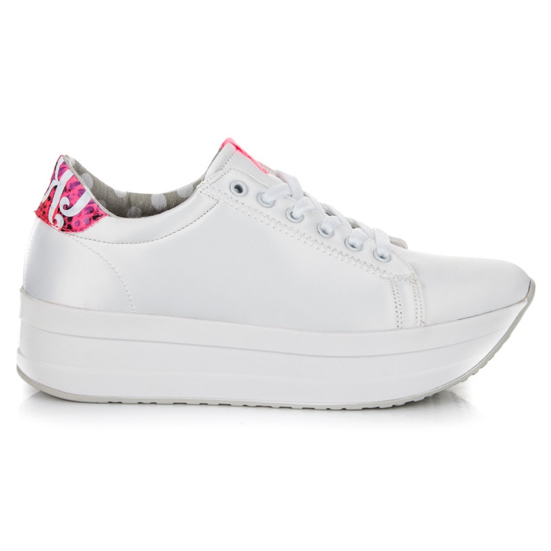 Kylie Sneakers Bianche Sulla Piattaforma bianca
