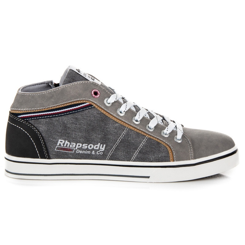 American Club Calzature con cerniera grigio