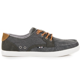 American Club Mocassini sportivi grigio