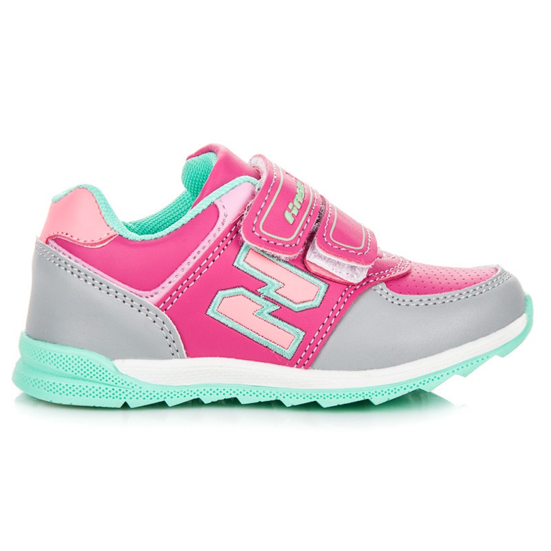 Hasby Scarpe da ginnastica con velcro rosa