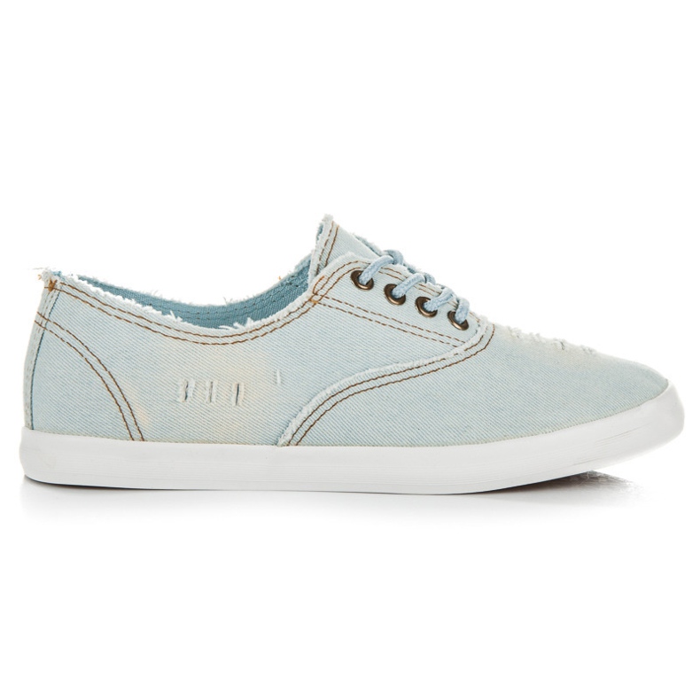 Seastar Sneaker in denim con lacci blu