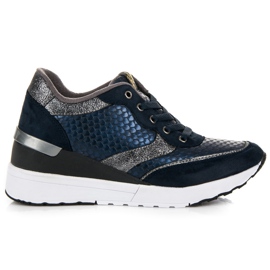 Kylie Scarpe Blu Navy Con Un Motivo