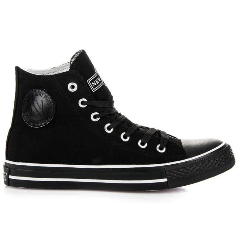New Age Sneakers alte legate nero