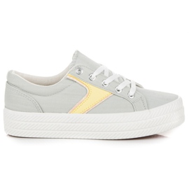 Kylie Scarpe Da Ginnastica Sulla Piattaforma grigio