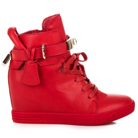 Vinceza Scarpe da ginnastica rosse rosso