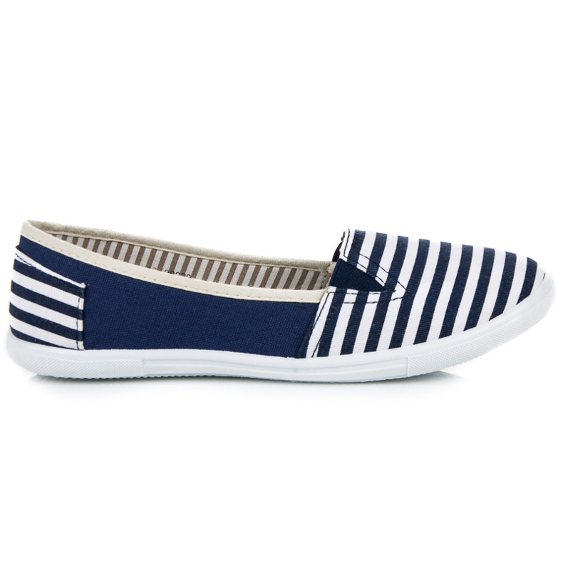 Slipon a righe blu