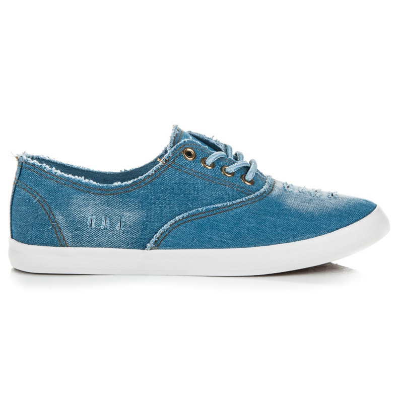 Seastar Sneaker in denim con lacci blu