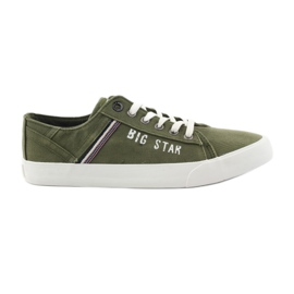 Sneakers sneakers Big star 174315 jeans kaki verde