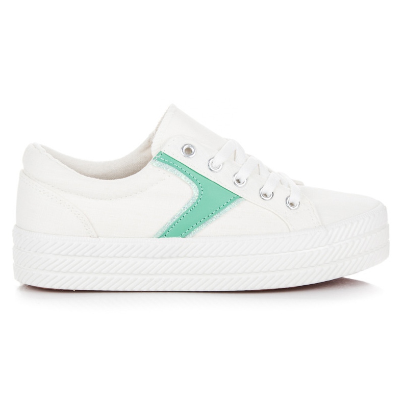 Kylie Scarpe Da Ginnastica Sulla Piattaforma bianca