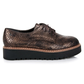 Kylie Scarpe con plateau marrone