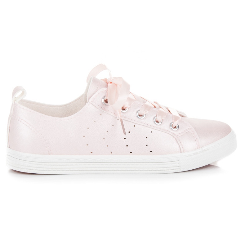 Kylie Sneakers Rosa Legate Con Un Nastro