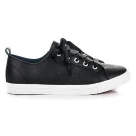 Kylie Sneakers Nere Legate Con Un Nastro nero