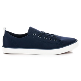 Camo Sneakers in tessuto da donna blu