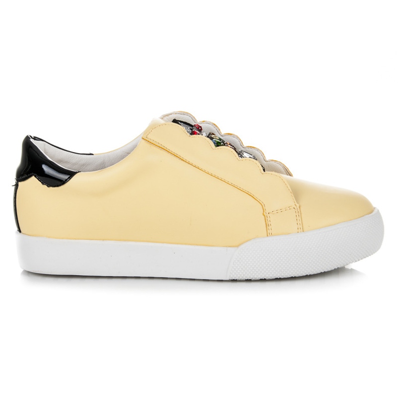 Vices Sneakers slip-on con gufi giallo