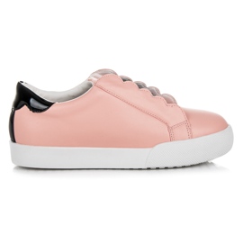 Vices Sneakers slip-on con gufi rosa