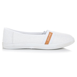 Seastar Sneakers Con Glitter bianco