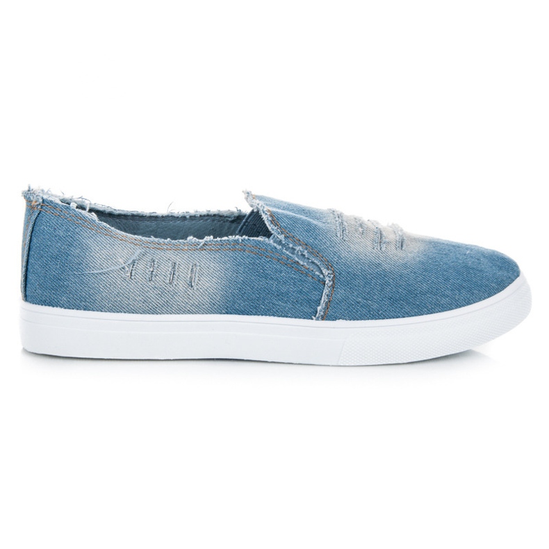 Bella Paris Ciabattine in denim blu